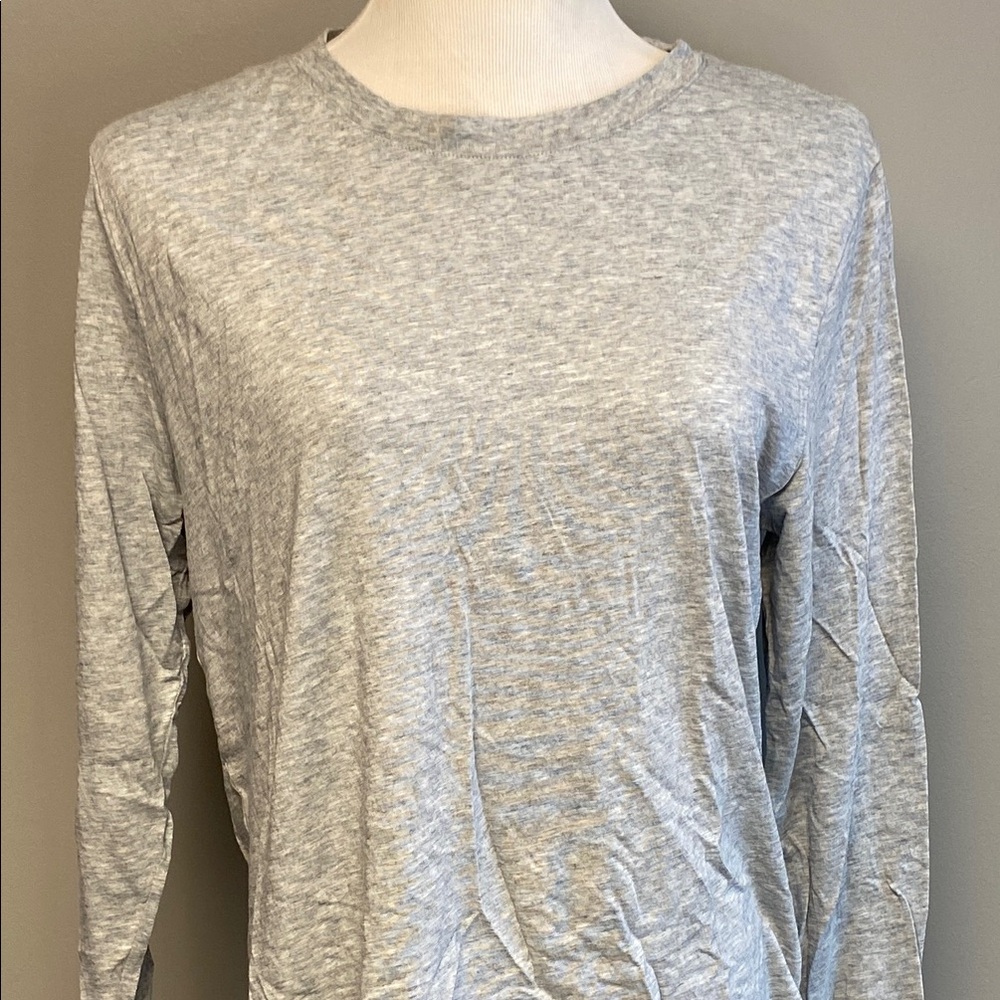 J. Crew Gray Long Sleeve Tee - Picture 4 of 6